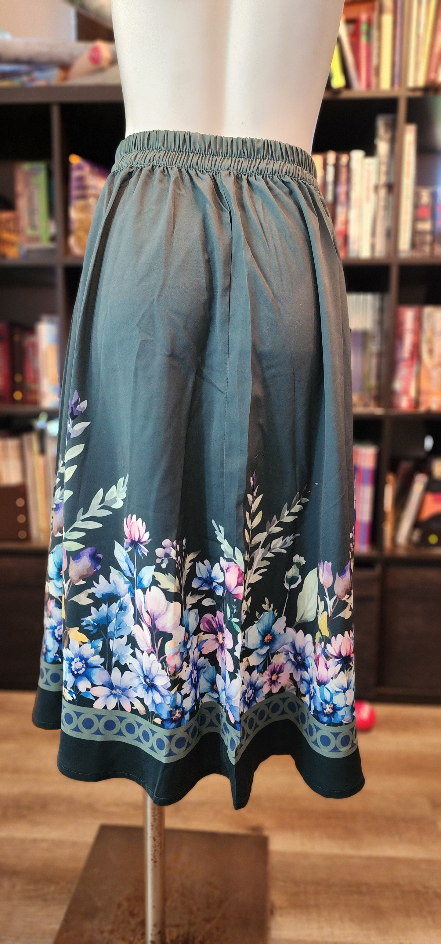 Teal Garden Skirt