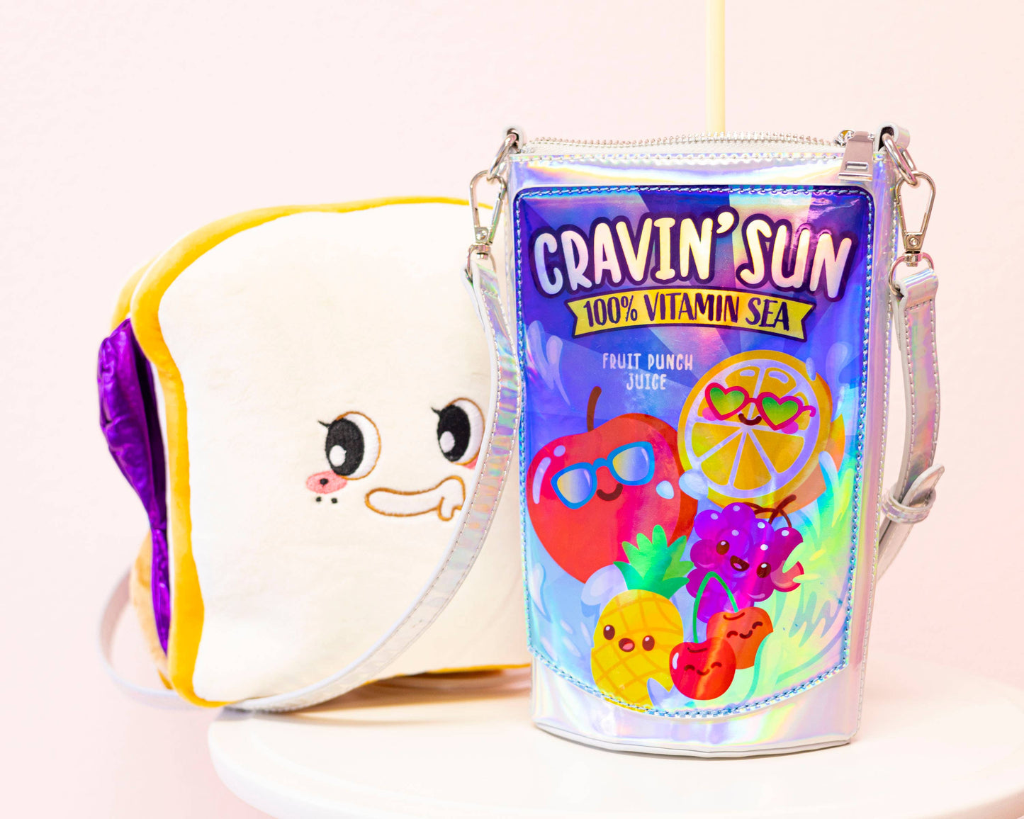 Cravin' Sun Fruit Juice Pouch Handbag 🌞