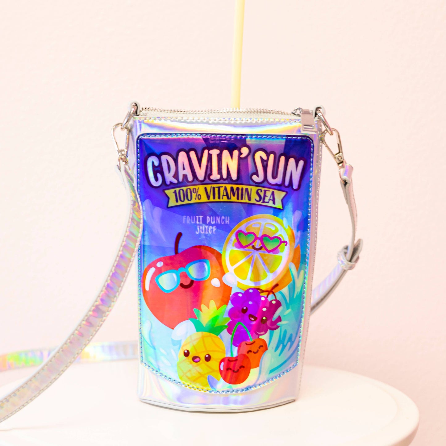 Cravin' Sun Fruit Juice Pouch Handbag 🌞